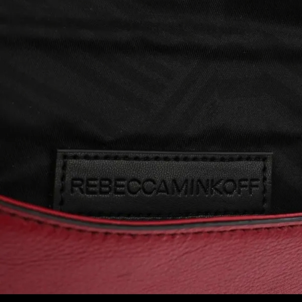 Women's Rebecca Minkoff Burgundy Quilted Crossbody Bag - Picture 14 of 16